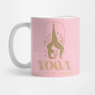 Yoga Keeps Me Going Yoga Lover Mug